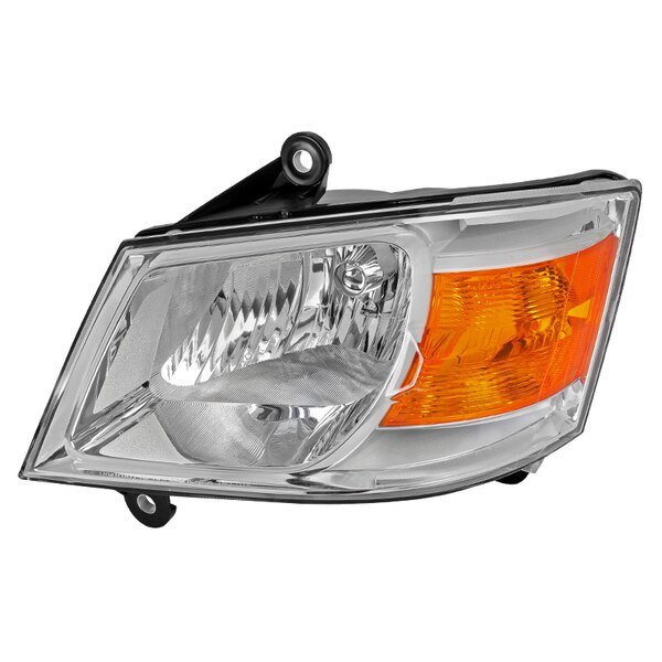 08-10 Dodge Caravan Headlight- Chrome- Left, Spec-D Tuning, Mfr#: 2LH-CAR08-L-RS